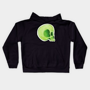 Green Skull Kids Hoodie